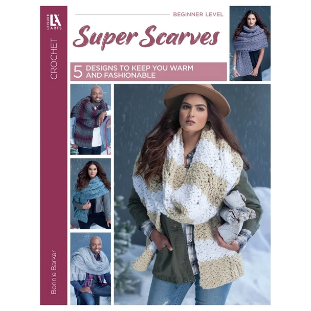 Leisure Arts Super Scarves Book