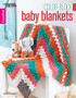 Leisure Arts Color Block Baby Blankets Crochet Book