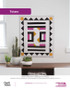 Bring home some modern magic when you quilt this Totem Wall Hanging! Created by Natalie Santini from FaveQuilts, this pattern is a minimalist showstopper with great negative space and strategic pops of color. This pattern comes from our leaflet Quilted Wall Hangings, Item 7494.