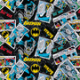 Camelot Cotton Fabrics DC Comics Precut 2yd Batman Collage
