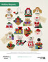 Leisure Arts The Magic Of Christmas Holiday Magnets Plastic Canvas ePattern