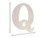 Good Wood By Leisure Arts Letter 9.5" Birch Q