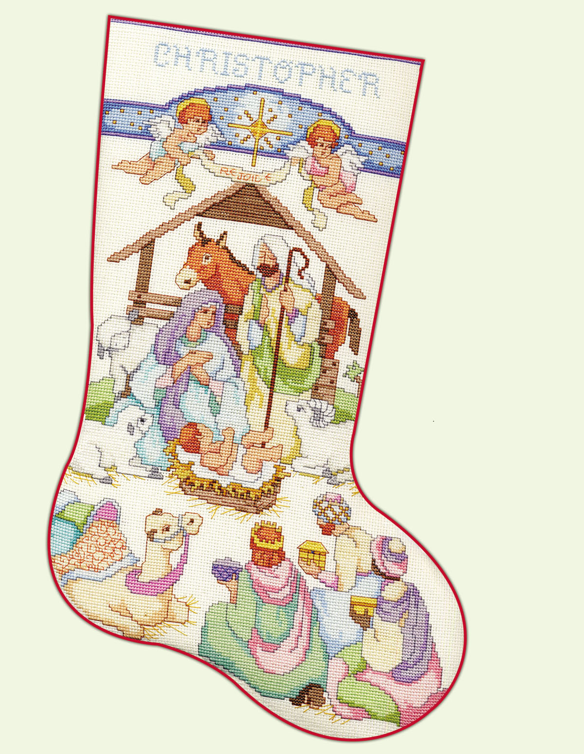 Leisure Arts Donna Kooler's Ultimate Stocking Collection Up, Up, And Away  Cross Stitch ePattern - Leisure Arts