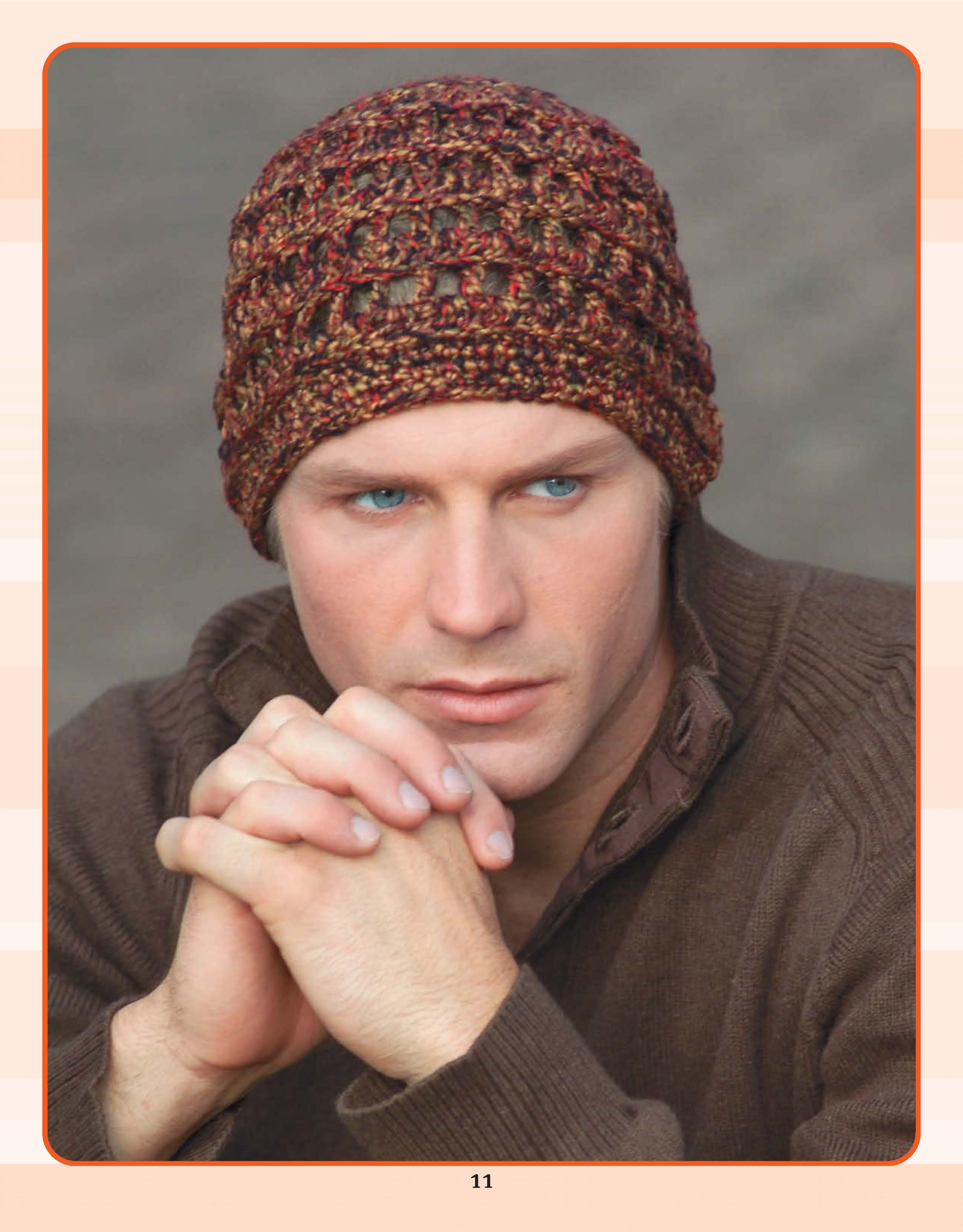 Leisure Arts Crochet Contemporary Hats Patterns for sale