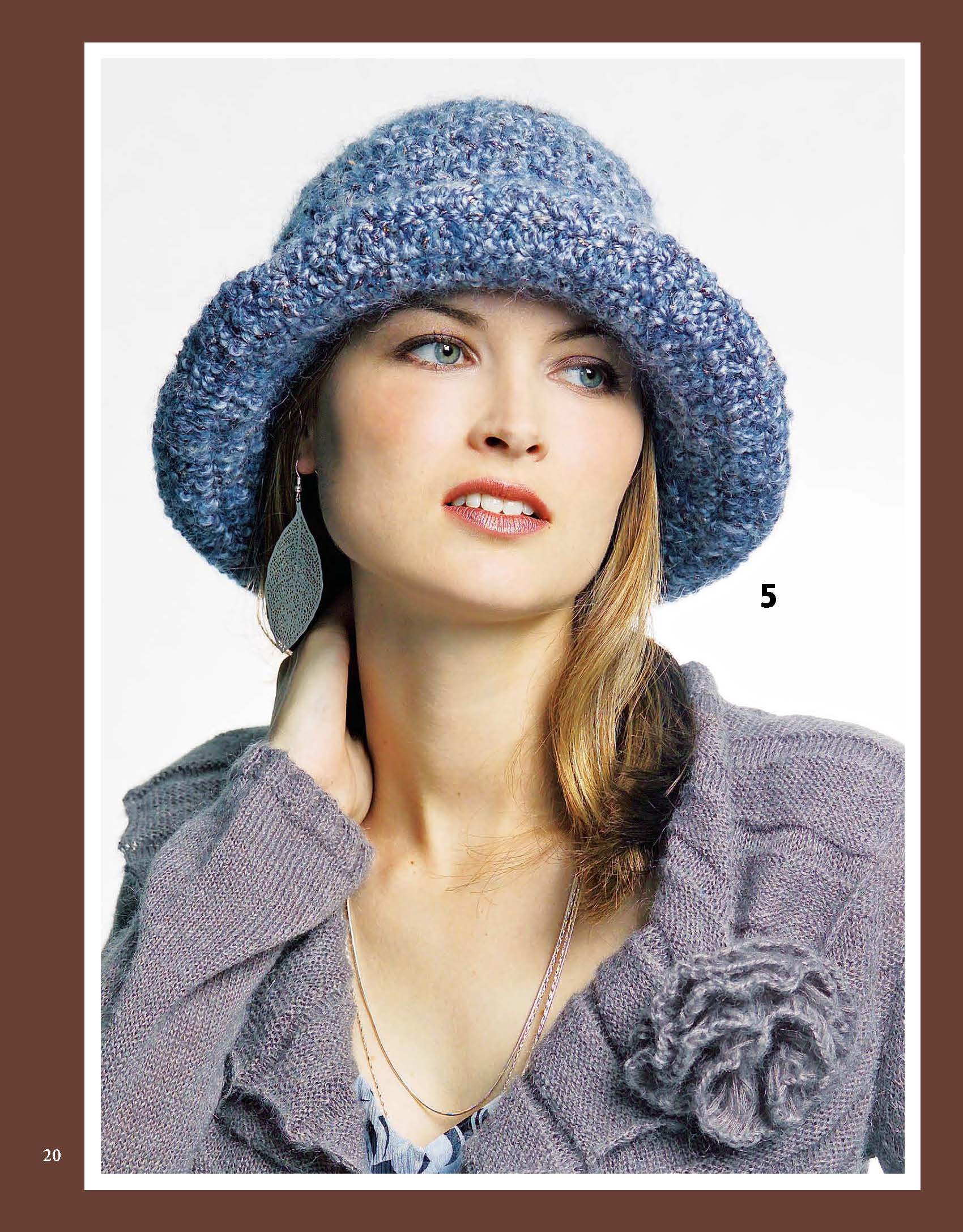 Hats for the Family Knitting Book Leisure Arts New Book 