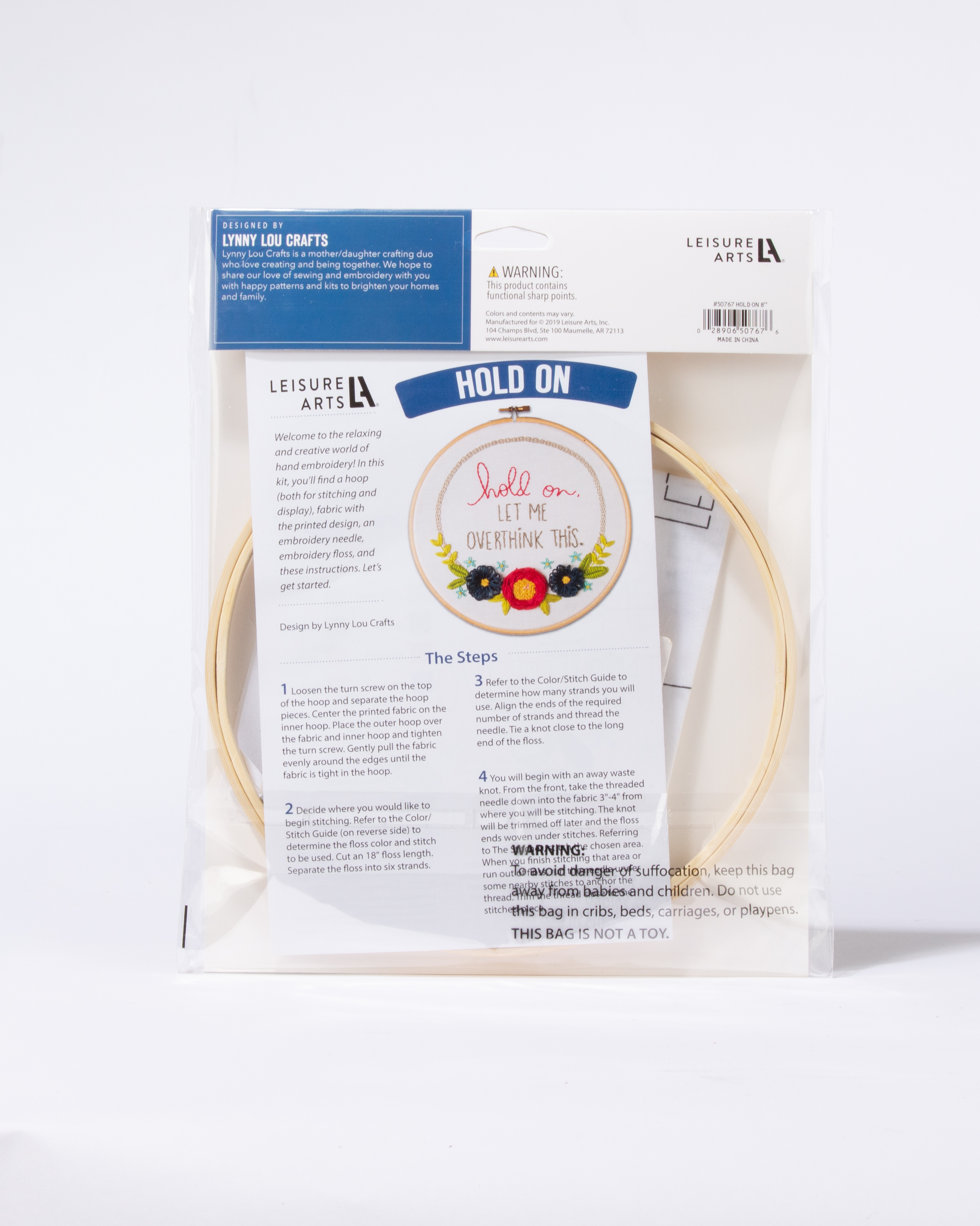 Learning Embroidery with an Embroidery Kit? Let's learn how to stitch!  (Leisure Arts Embroidery Kit) 