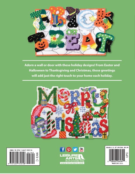 Holiday Fun in Plastic Canvas, Book 8: over 75 projects (Leisure Arts #1682)
