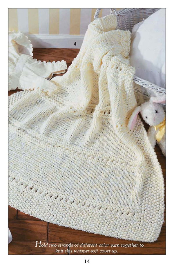Leisure Arts Book Booklet #5545 Baby Wraps 8 Crochet Blanket