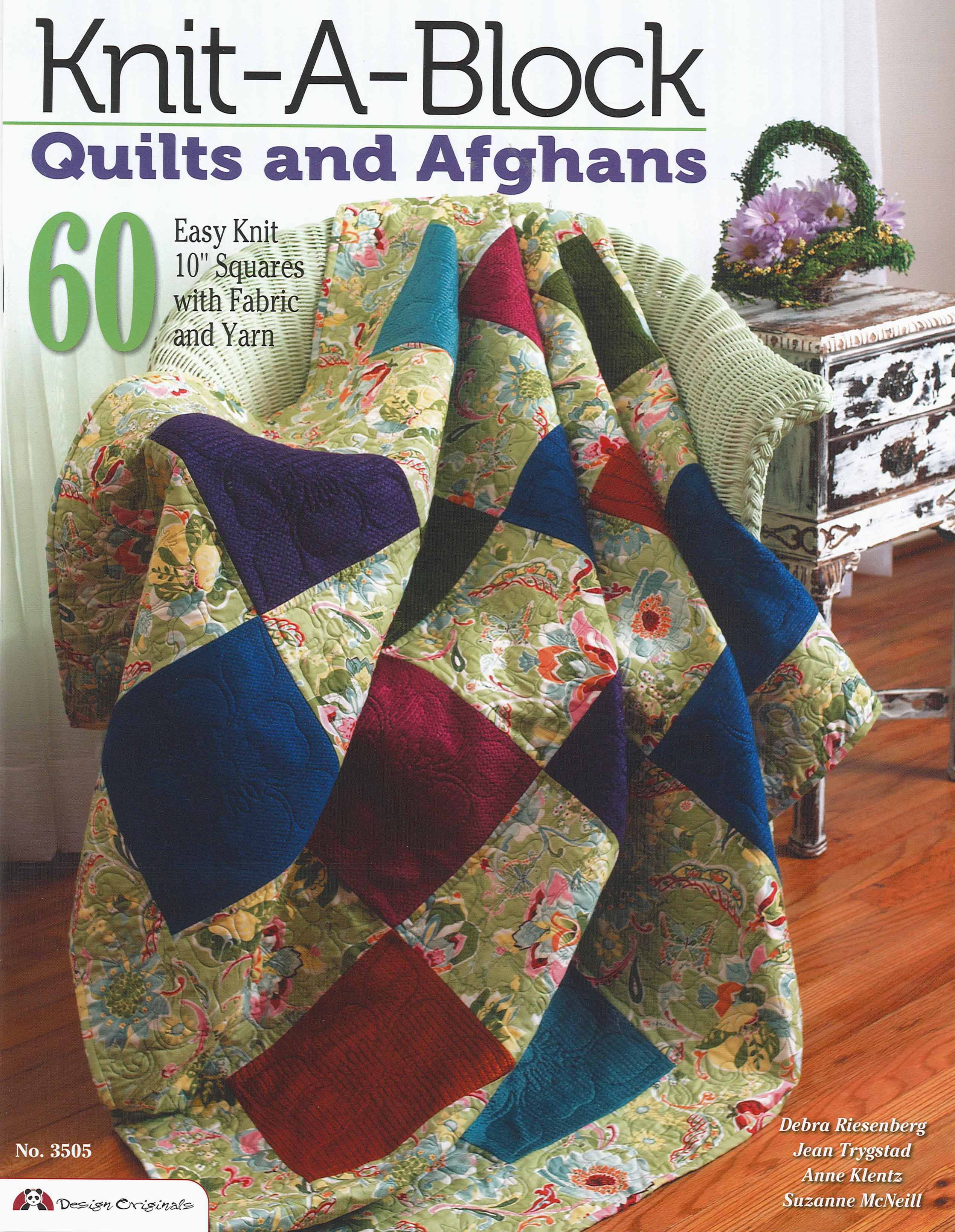 Design Originals Knit A Block Quilts & Afghans Book