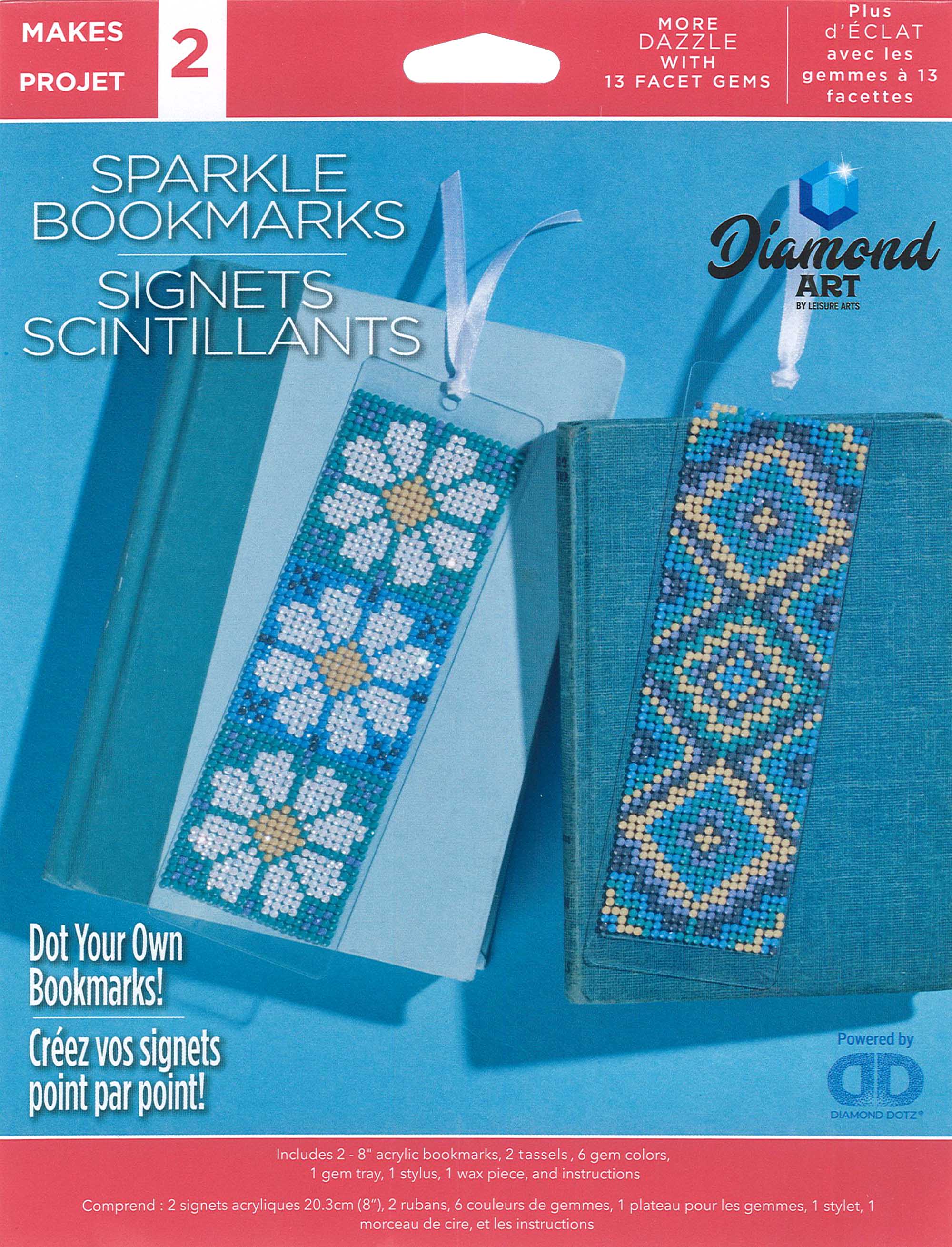 5D Diamond Art Kit--Cardinal Bookmark - 714329188553