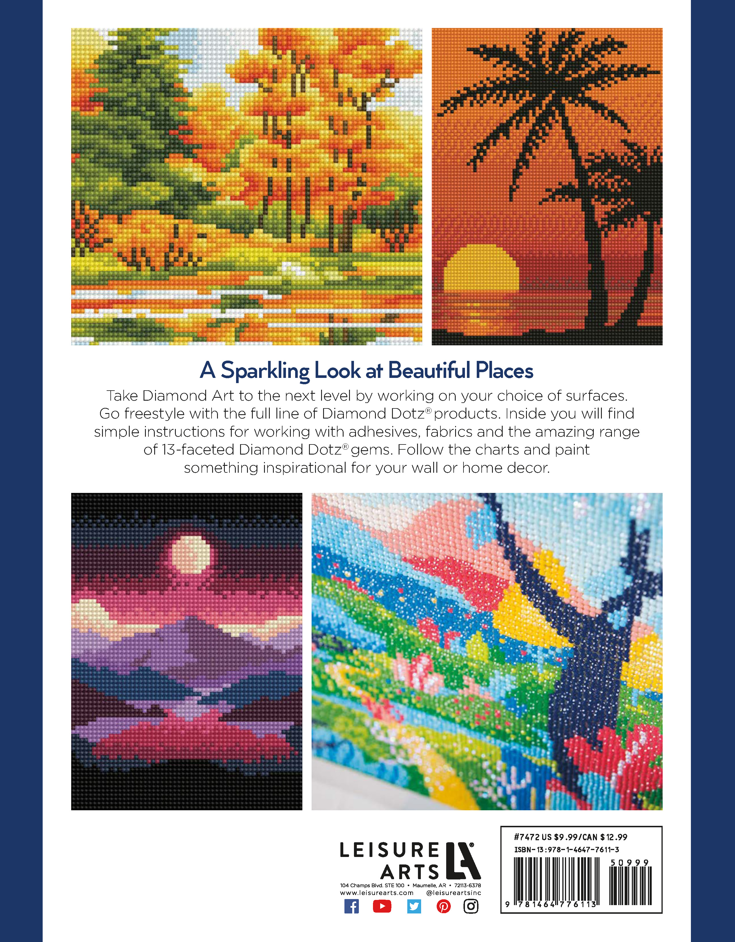 Diamond Art Landscapes Painting Charts & Idea Book – Kreative