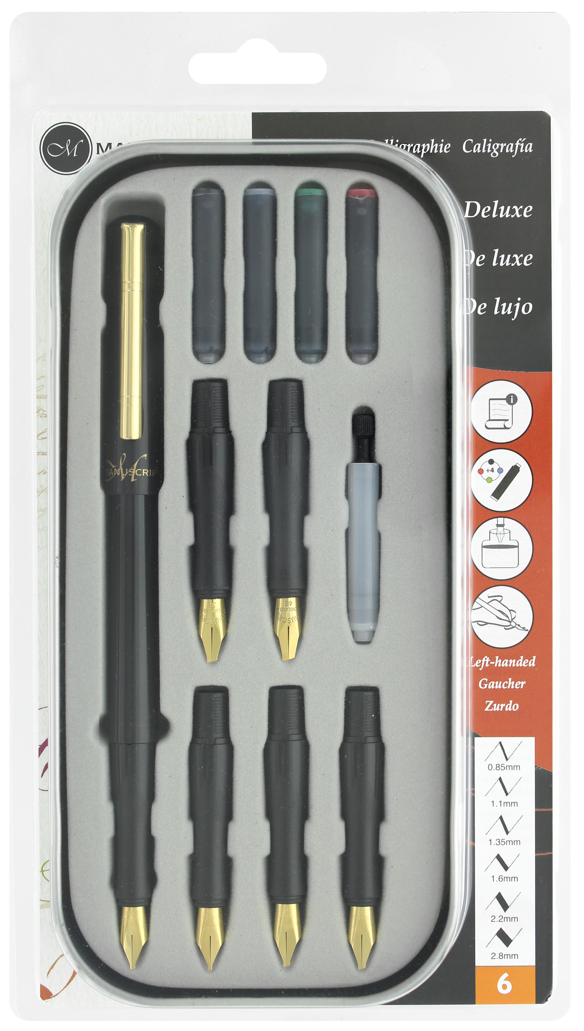 Left-Handed Calligraphy Pens, Sets & More - Manuscript