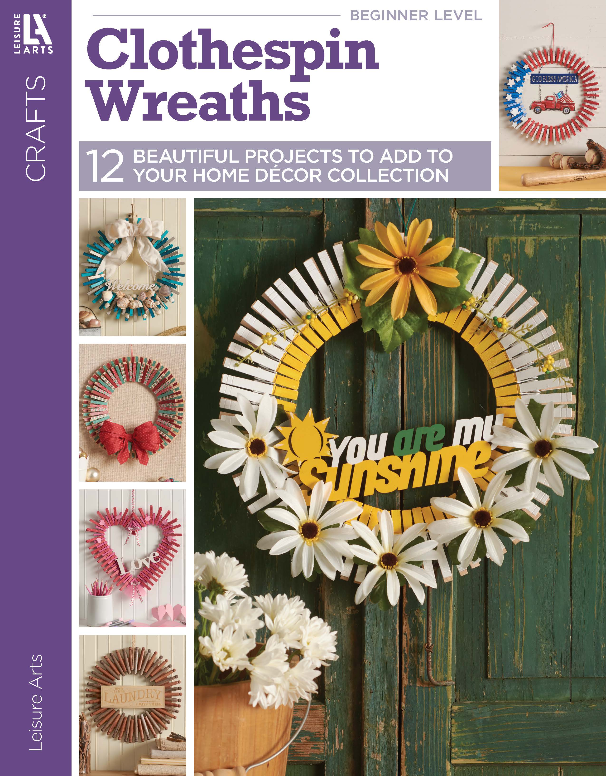 Leisure Arts eBook Clothespin Wreaths eBook - Leisure Arts
