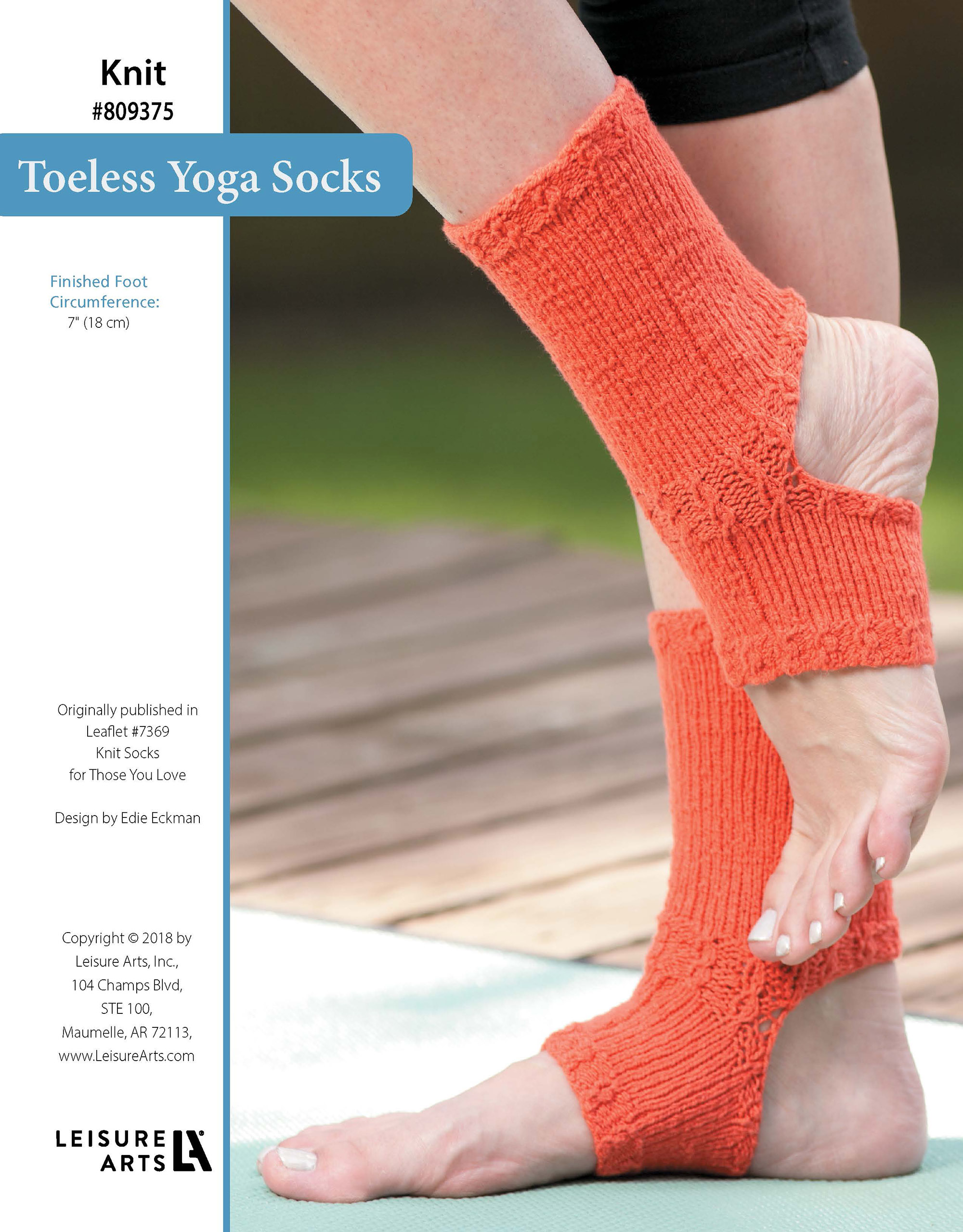 How to knit yoga socks step by step