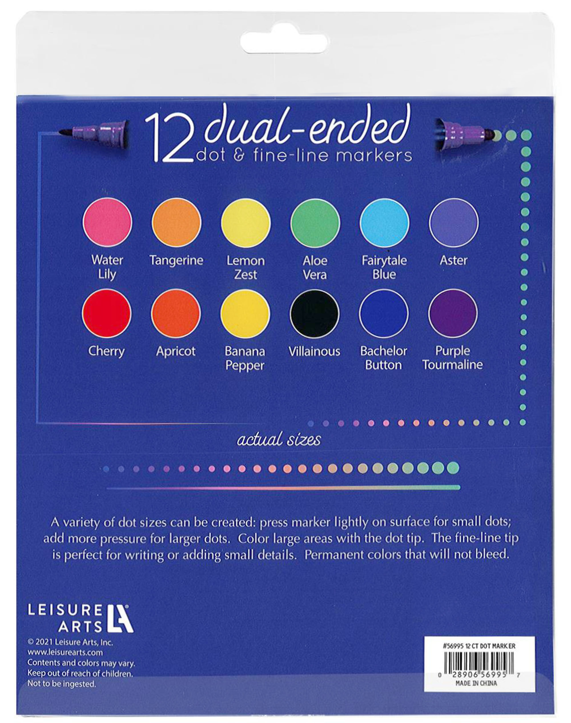 Leisure Arts Dot Art Pad/Marker Set Spirit Spring