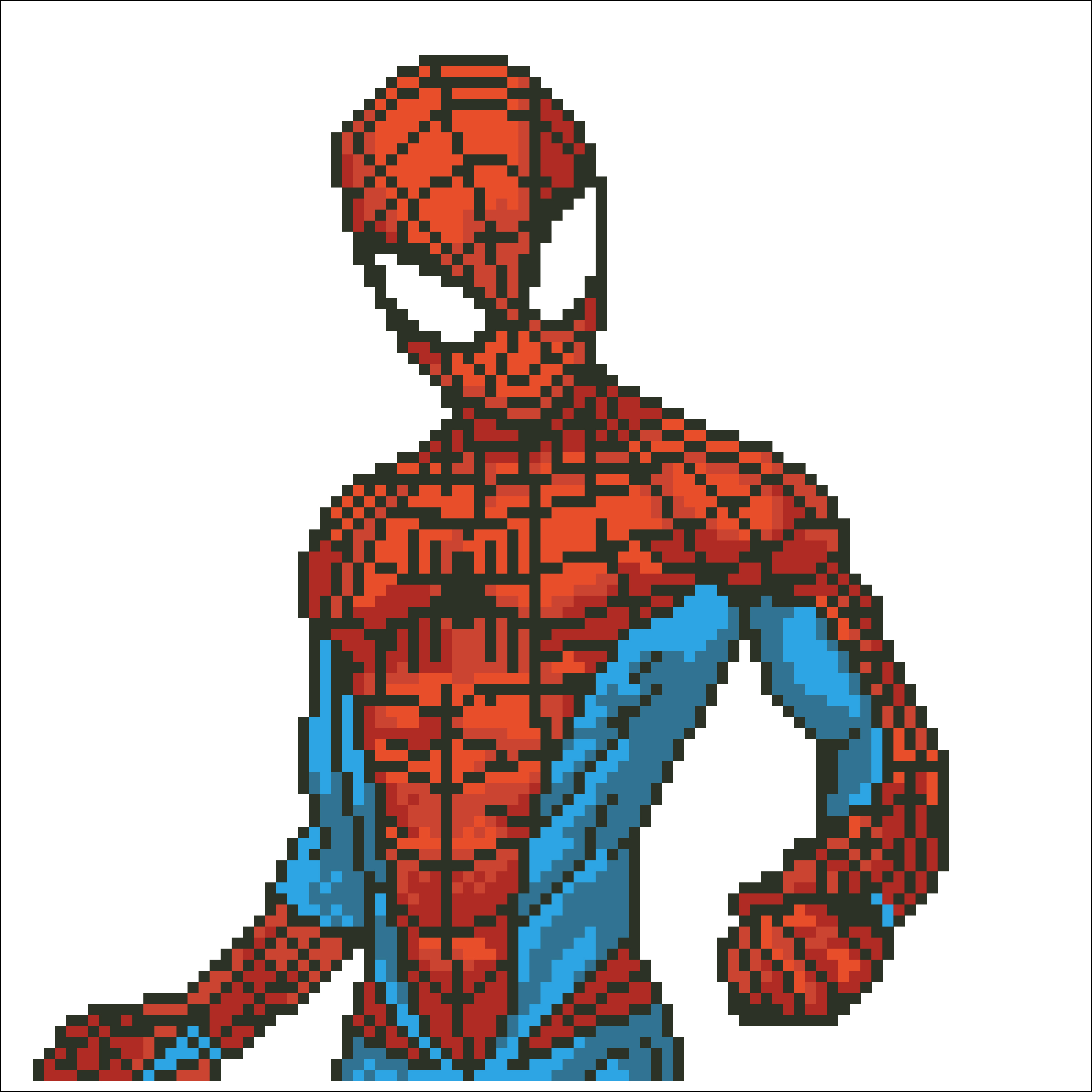 Diamond Dotz Facet Art Spider Man Web Slinger - 53 x 42cm Completed Wall  Art 