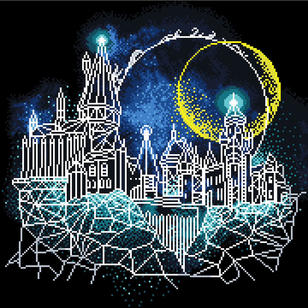 Camelot® Dots Pro Hogwarts at Twilight Diamond Art Kit