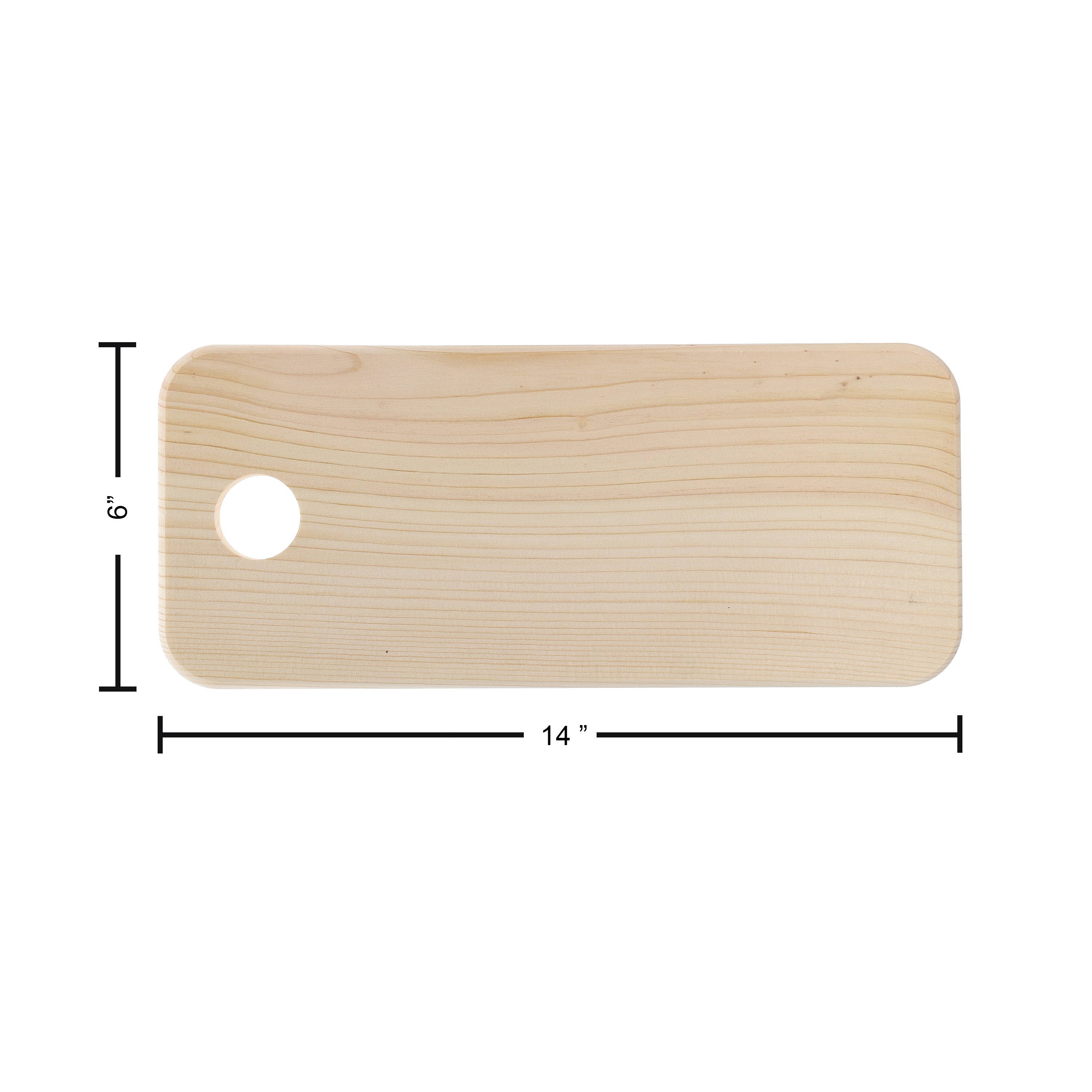Good Wood By Leisure Arts Rectangle Board Pine 14x 6x .75 - Leisure Arts