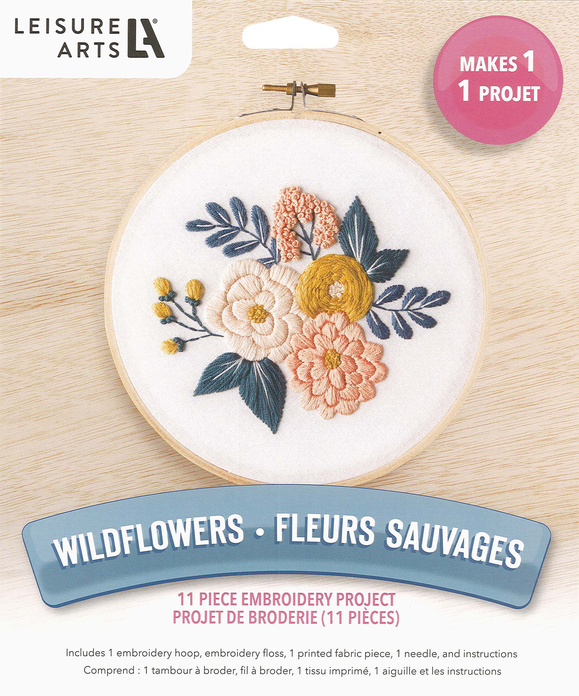 Blooming Wildflowers DIY Beginner Embroidery Kit – Local Undercover by  Jackalope Arts