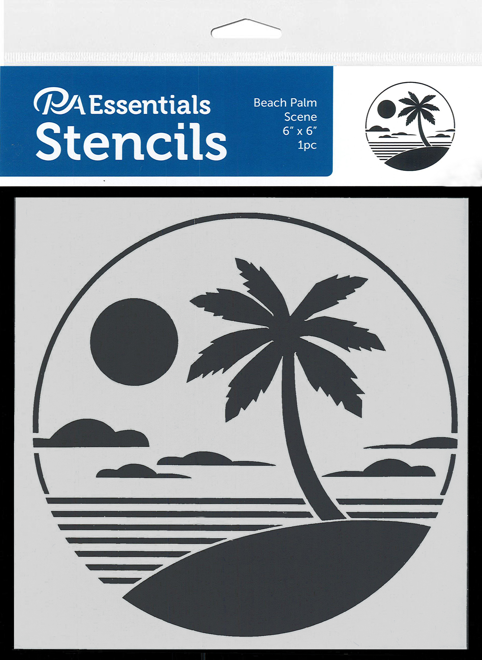 PA Essentials Stencil Tropical Animals for Painting on Wood
