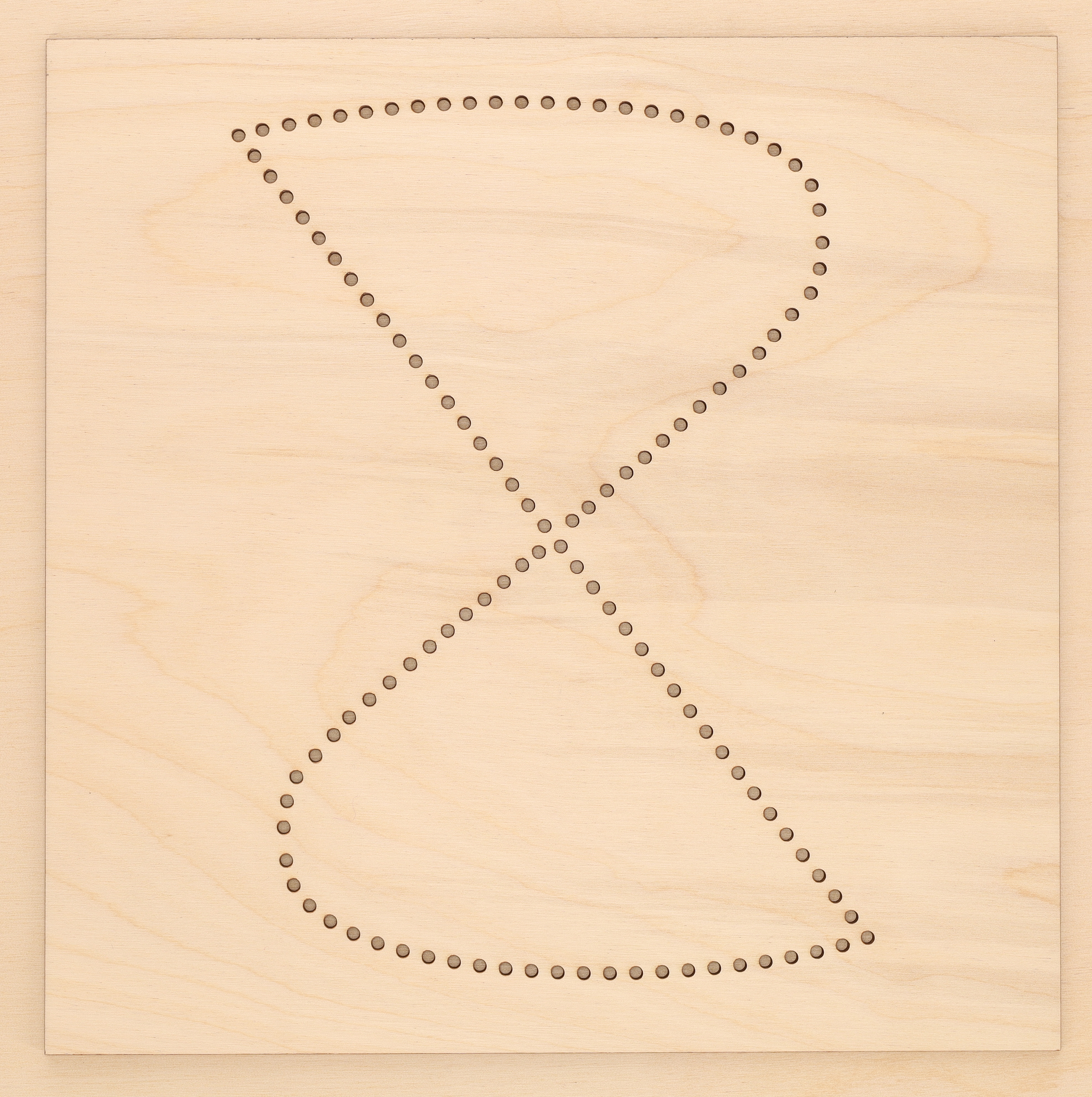 Wood Stitched String Art Kit 9.75x9.75 Spiral