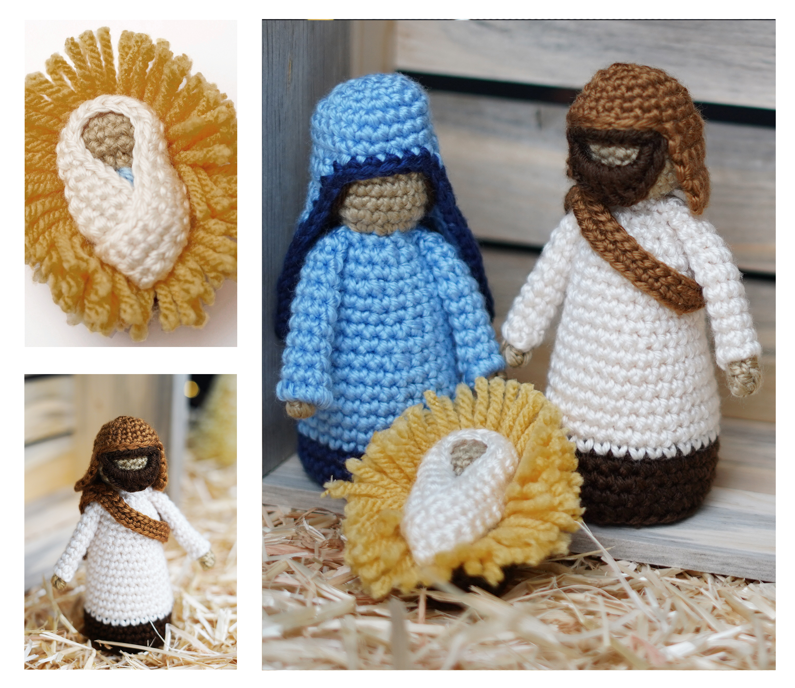 Leisure Arts, Crochet Kit (Amigurumi), Nativity Kit, 85542 – Copper Centaur  Studios