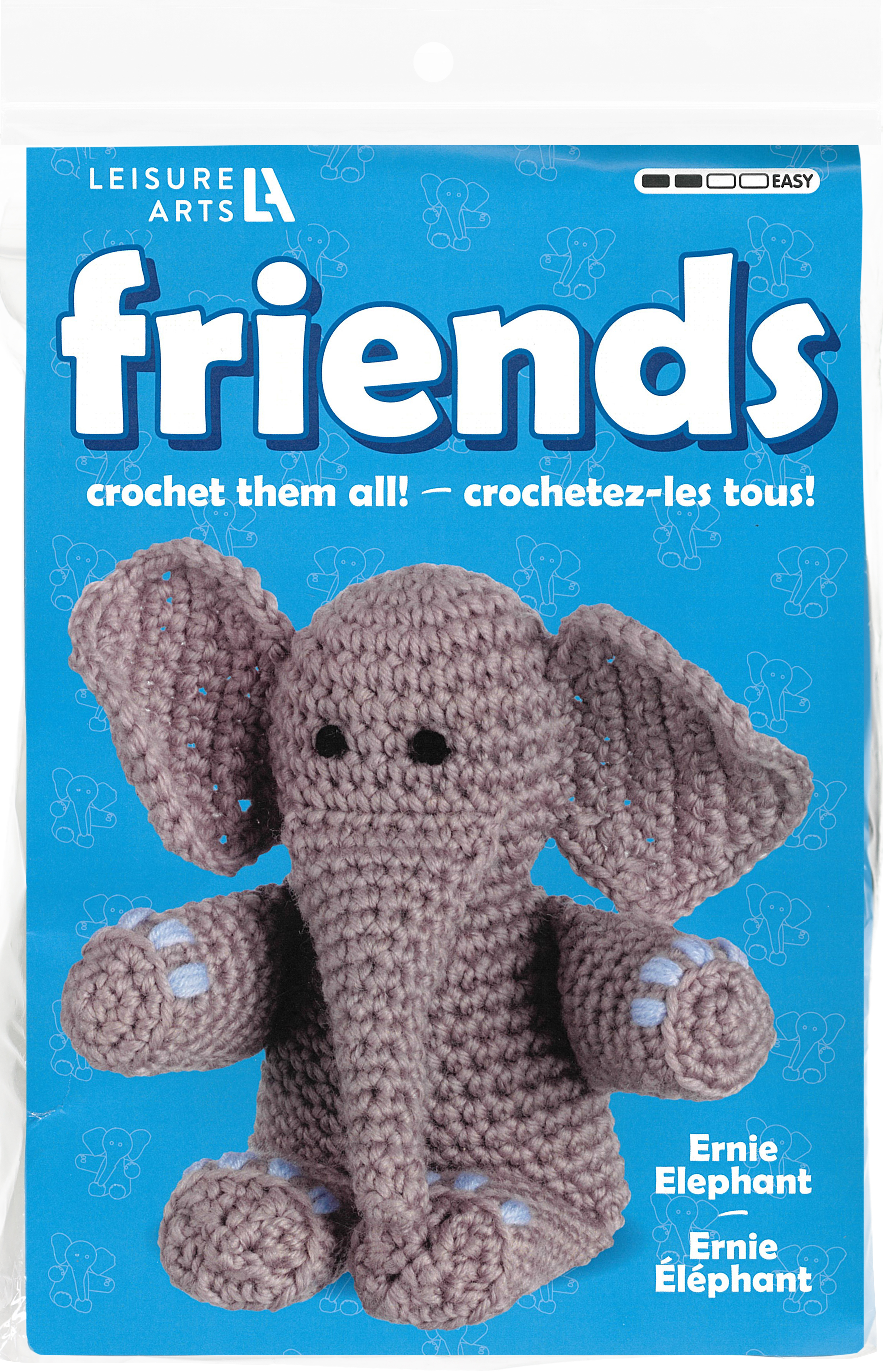 Leisure Arts Little Crochet Friend Animals Crochet Kit, Pig, 8, Complete  Crochet kit, Learn to Crochet Animal Starter kit for All Ages, Includes