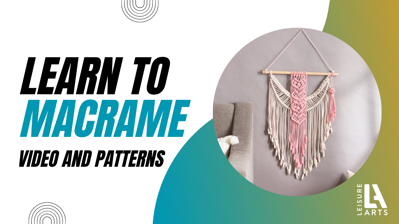 DIY Macrame Diamond Keychain (Free Pattern & Video!)