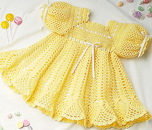 ePattern Banana Split Dress Crochet pattern
