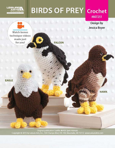 Leisure Arts Birds of Prey Crochet ePattern