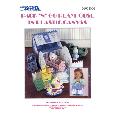 Leisure Arts eBook Packn Go Playhouse in Plastic Canvas - Leisure Arts