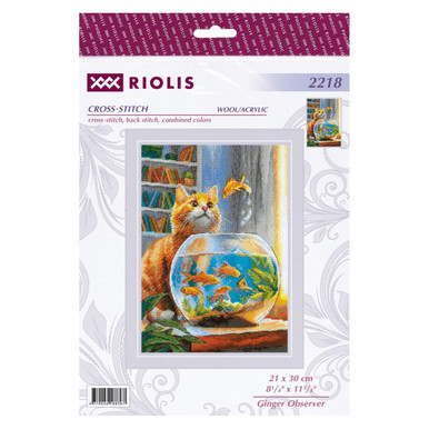 Riolis Cross Stitch Kit Ginger Observer - Leisure Arts