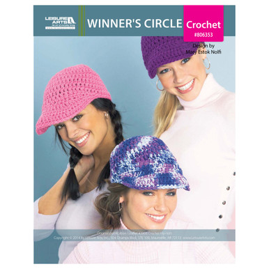 Leisure Arts Crochet Hip Hats Winners Circle ePattern