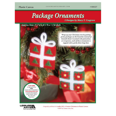 Leisure Arts A Festive Christmas In Plastic Canvas Package