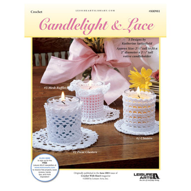 Leisure Arts Candlelight Lace Crochet ePattern - Leisure Arts