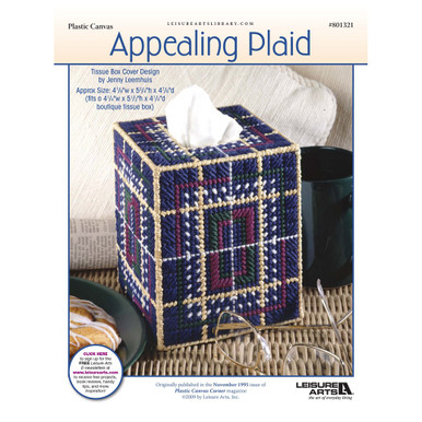 Leisure Arts Appealing Plaid Plastic Canvas ePattern - Leisure Arts