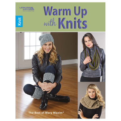 Leisure Arts Chunky Winter Knits Book - Quick & Easy Knitting Patterns With Bulky Yarn