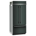 Kitchenaid® 20.8 Cu. Ft. 36" Built-In French Door Bottom Mount Refrigerator with Platinum Interior KBFN536SJP