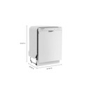 Amana® Dishwasher with Midnight Interior ADFS2524RW