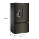 Whirlpool® 36-inch Wide True Counter Depth 3-Door French Door Refrigerator - 23.4 cu. ft. WRFC7036RV