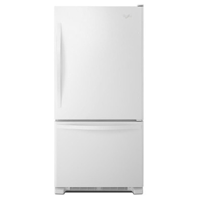 Whirlpool® 22 cu. ft. Bottom-Freezer Refrigerator with Freezer Drawer WRB322DMBW