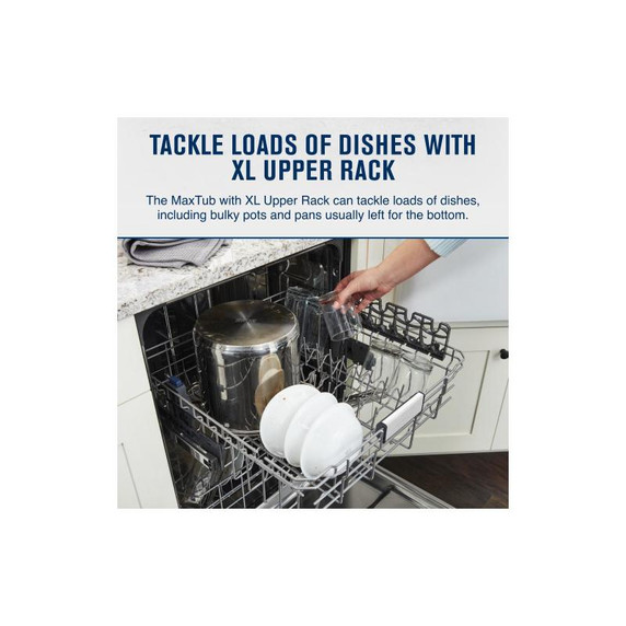 Maytag® Stainless steel tub dishwasher with Dual Power Filtration MDB4949SKB