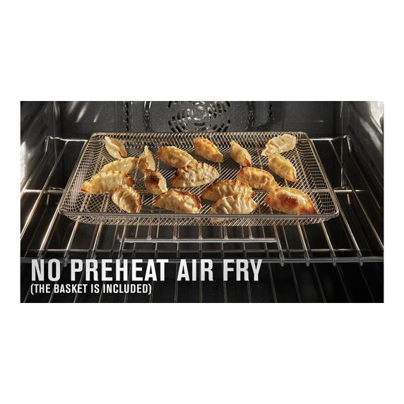 Maytag® 27-inch Double Wall Oven with Air Fry and Basket - 8.6 cu. ft. MOED6027LZ