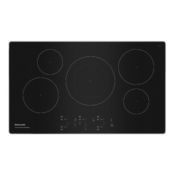 Kitchenaid® 36-Inch 5-Element Sensor Induction Cooktop KCIG556JSS
