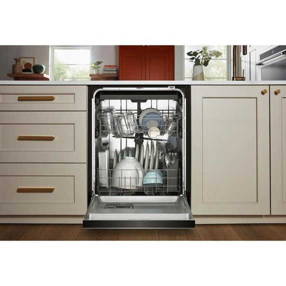 Kitchenaid® Third Level Utensil Rack Dishwasher with 30+ Total Wash Jets in PrintShield™ Finish, 47 dBA KDFS224SPS