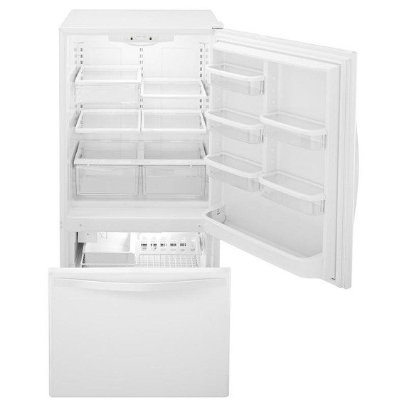 Whirlpool® 19 cu. ft. Bottom-Freezer Refrigerator with Freezer Drawer WRB329DFBW