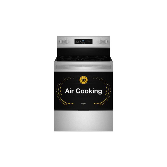 Whirlpool® 30-inch Energy Star Electric Range with Air Cooking Technology, No Preheat Air Fry and Air Baking and Self Clean YWFES5030RZ