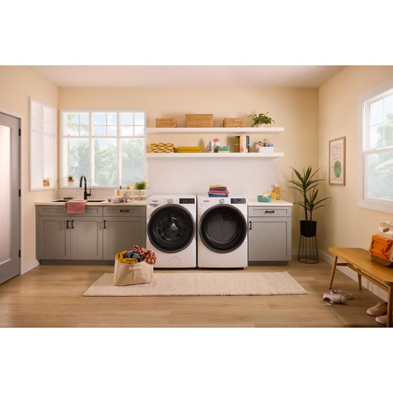 Whirlpool® 5.2 cu. ft. I.E.C. Smart Front Load ENERGY STAR® Certified Washer with FreshFlow™ Vent System WFW5720RW