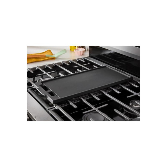 Whirlpool® 30-inch Gas Range with Air Fry and Air Baking, Self Cleaning, Rapid Preheat 5.0 CuFt Capacity WFGS5030RB