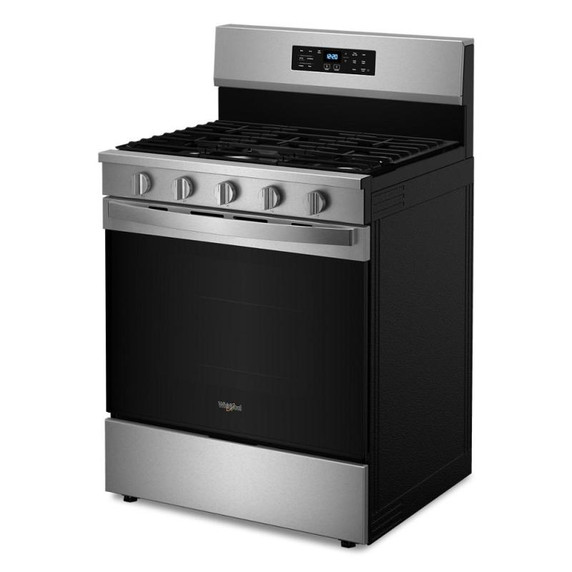 Whirlpool® 30-inch Gas Range with Air Cooking Technology, No Preheat Air Fry and Air Baking and Self Clean WFGS5030RZ